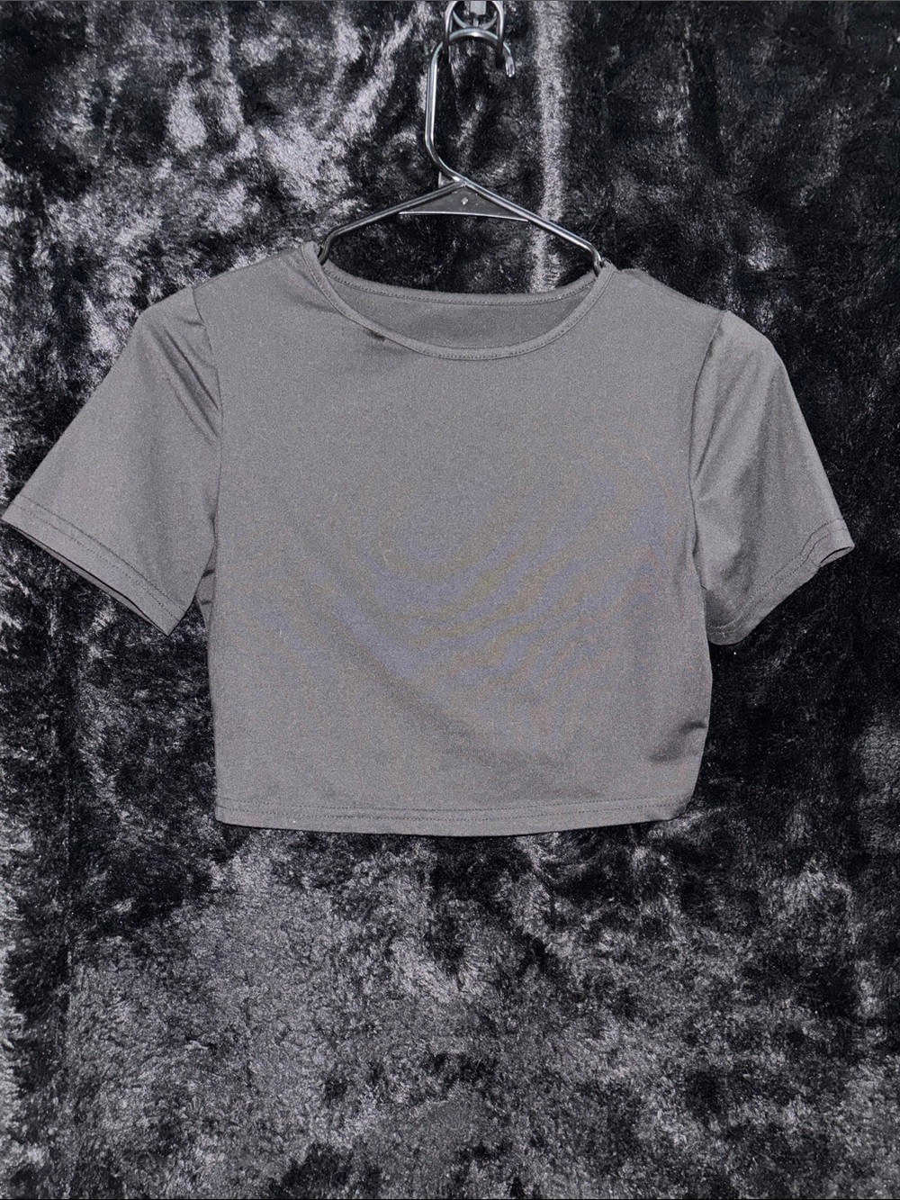Black Women's Crop-Top